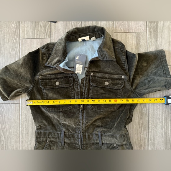 Universal Thread|Charcoal Olive wide leg utility Jumpsuit,short sleeve•••NWT, 12 - Picture 14 of 16